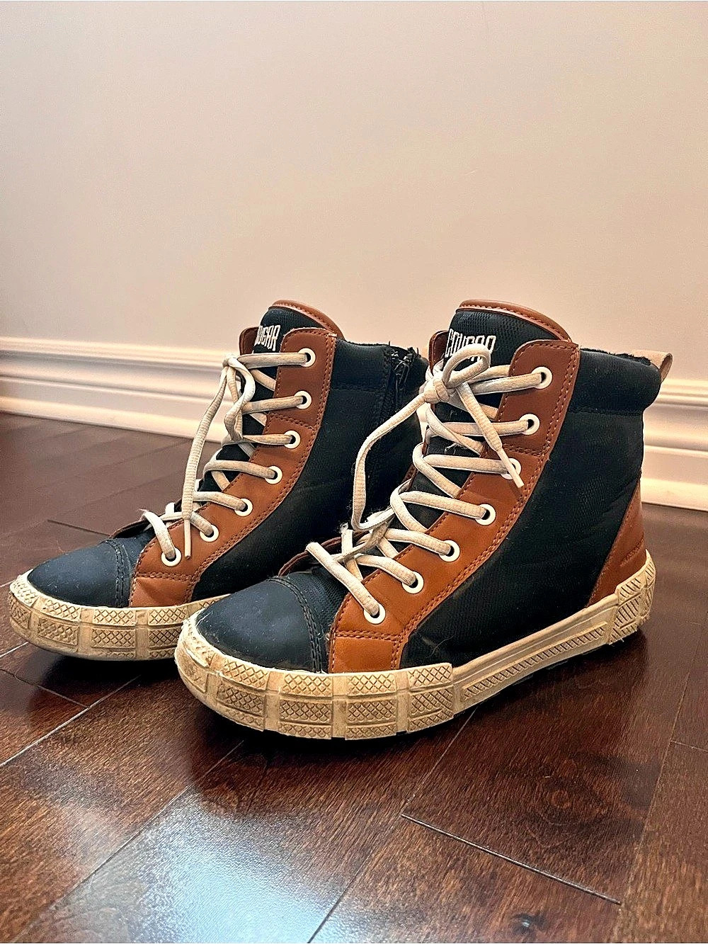 Cougar Dax Waterproof Winter Sneaker Black & Brown US 6